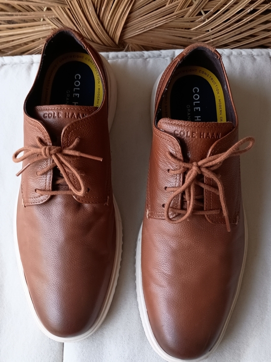 Cole Haan Grand  Men’s Brown Leather Derby Sneakers_11 main image 8